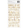 Pebbles Night Night thickers girl gold foil x151