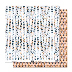 Papier4- Collection "SO'FOLK" 30X30 - R/V
