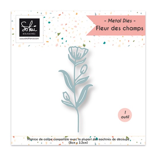 Matrice de coupe 'FLEUR DES CHAMPS'