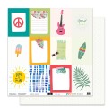 Papier 5 - Collection "VOILA L\'ETE" 30X30 - R/V