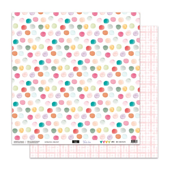 Papier 4 - Collection "VOILA L'ETE" 30X30 - R/V
