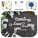 Matrice de coupe  VOILA L'ETE ' Love You'