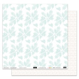 LOT DE 25 FEUILLES : Papier2 - Collection "EN ATTENDANT L'HIVER" 30X30 - R/V