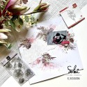 Papier1 - Collection " SO' IN LOVE " 30X30 - R/V
