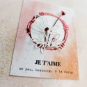 Papier 4 - Collection " SO' IN LOVE " 30X30 - R/V