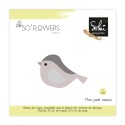 Matrice de coupe  SO\' FLOWERS  \' Mon petit oiseau \'