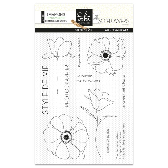 Tampons transparents - SO' FLOWERS - STYLE DE VIE