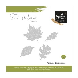 Matrice de coupe SO' NATURE : Feuilles d'automne