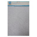 Marianne Design • Paper glitter A5  5pcs argent