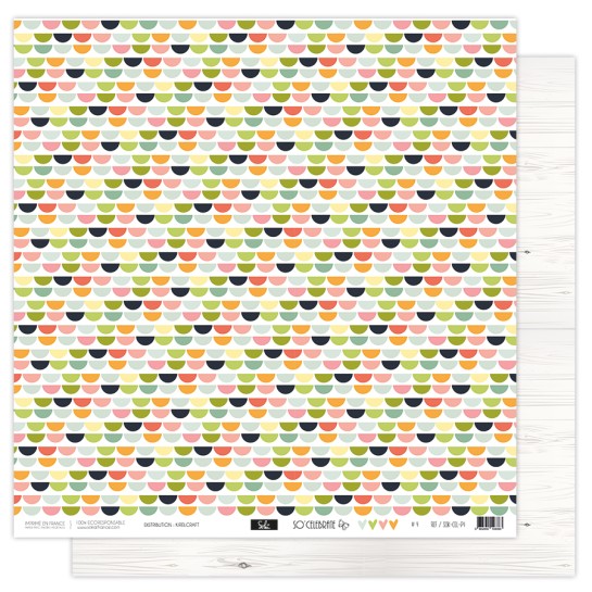 Papier 4 - Collection " SO'CELEBRATE " 30X30 - R/V