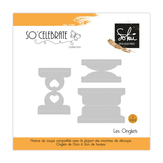 Matrice de coupe  SO' CELEBRATE : LES ONGLETS