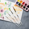 KUM - Set 4 pinceaux aquarelle Frau Hölle