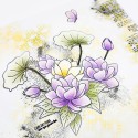 Tampons transparents - SO' CELEBRATE  : LES LOTUS