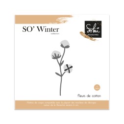 Matrice de coupe  SO' WINTER :Fleur de cotton