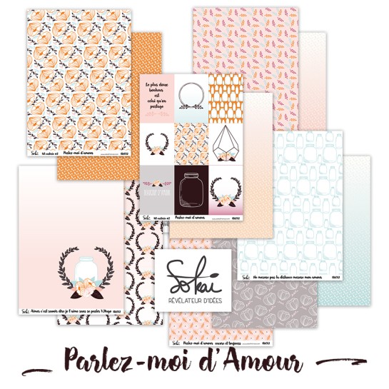 Sokai - Papier -étiquettes - Loisirs créatifs DIY -scrapbooking-