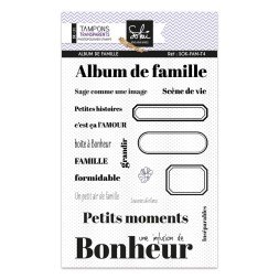 Tampons transparents - SO' FAMILY  : Album de famille