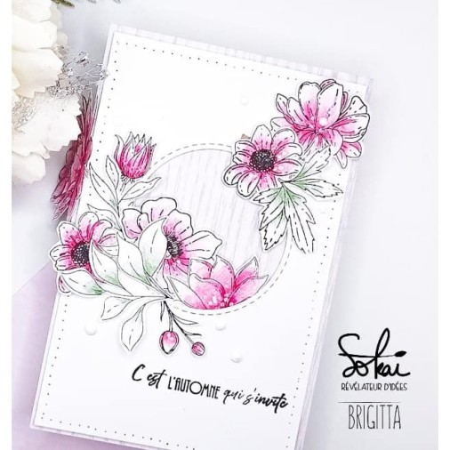Tampons transparents - SO' VINTAGE  :  FLOWERS FOR YOU