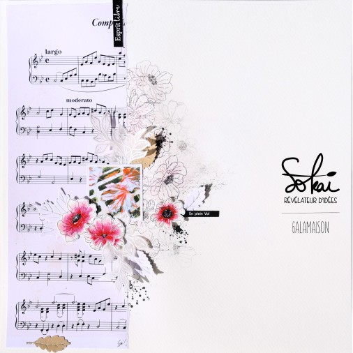 Tampons transparents - SO' VINTAGE  :  FLOWERS FOR YOU