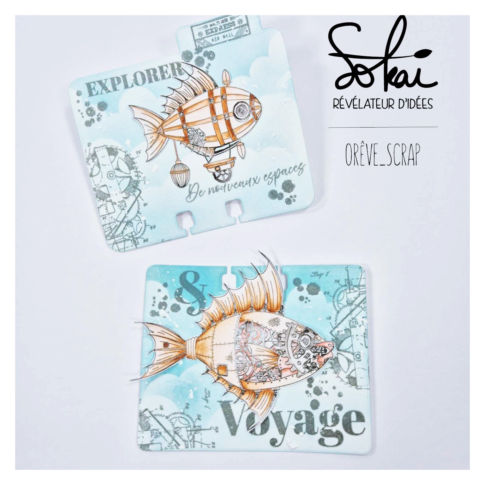Tampon Transparent Poisson Rouge – Silicone Réutilisable, 11x16 Cm, Idéal Scrapbooking, Cartes, DIY