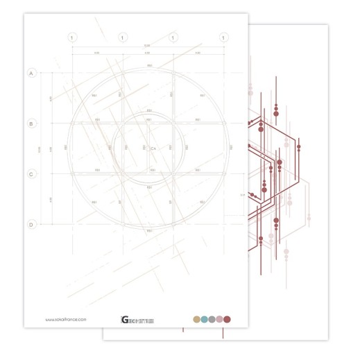 Collection de papiers :  GEOMETRIE