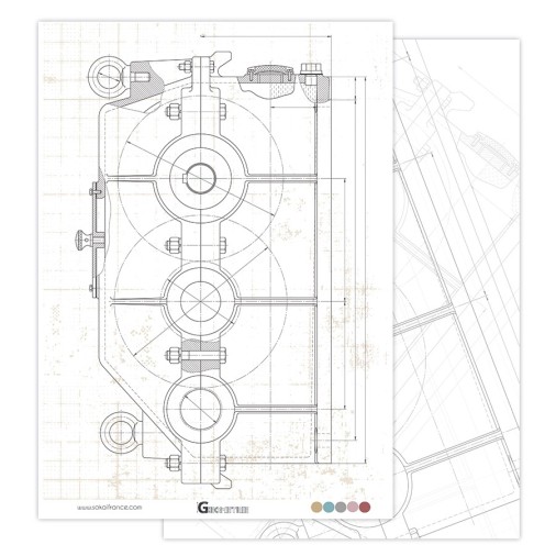 Collection de papiers :  GEOMETRIE