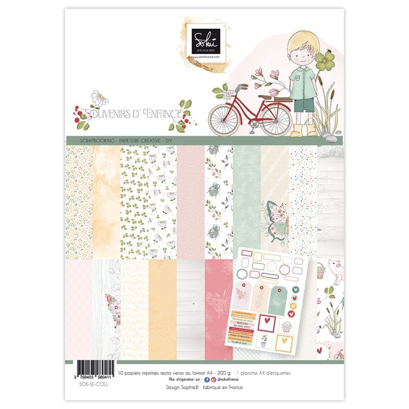 Collection de papiers : SOUVENIRS D'ENFANCE