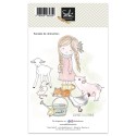 Tampons transparents - SOUVENIRS D\'ENFANCE  : JOURNEE A LA FERME