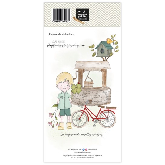 Tampons transparents - SOUVENIRS D'ENFANCE : JOURS HEUREUX Tampons transparents - SOUVENIRS D'ENFANCE : JOURS HEUREUX