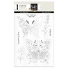 Tampons transparents - SOUVENIRS D'ENFANCE  : JOLI PAPILLON