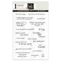 Tampons transparents - SOUVENIRS D'ENFANCE  : LES JOLIES CITATIONS