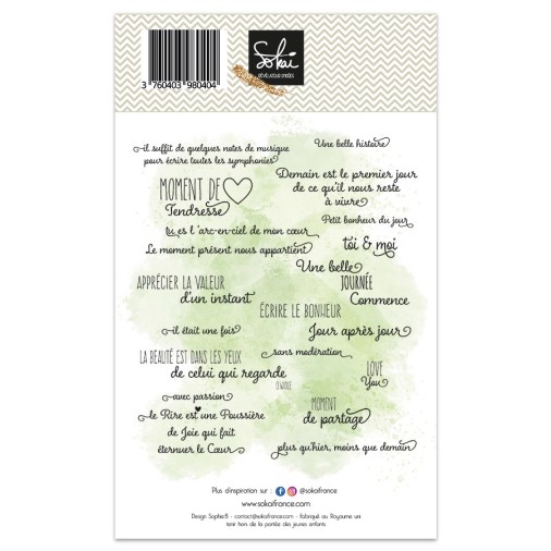 Tampons transparents - SOUVENIRS D'ENFANCE  : LES JOLIES CITATIONS