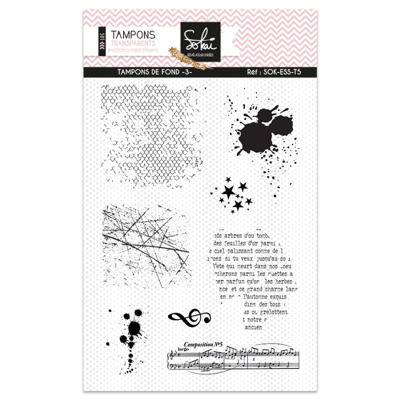 Tampons clear LES ESSENTIELS : TAMPONS DE FOND -3- .