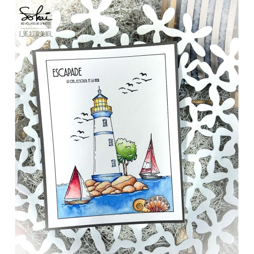 Tampons clear BORD DE MER : Garder le cap