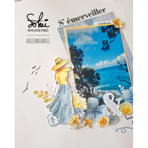 Tampons clear BORD DE MER : Au gré des marées