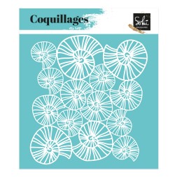 Pochoir BORD DE MER : LES COQUILLAGES