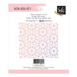 Pochoir LES ESSENTIELS : ROSACE