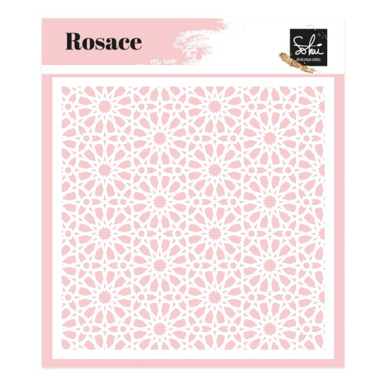 Pochoir LES ESSENTIELS : ROSACE