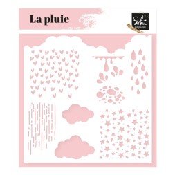 Pochoir LES ESSENTIELS : LA PLUIE