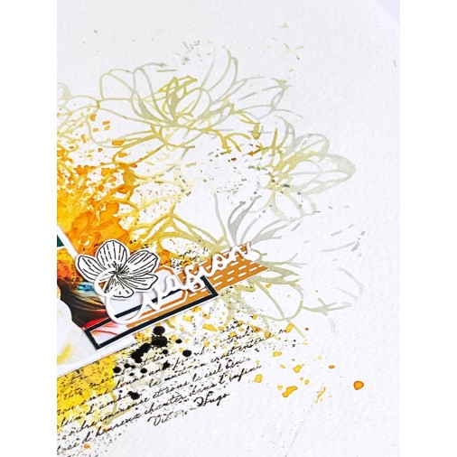 Pochoir LES ESSENTIELS : BOUQUET DE FLEURS