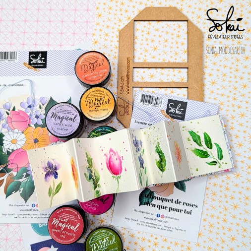 Tampons transparents - SO' FAMILY  : Bouquet de famille