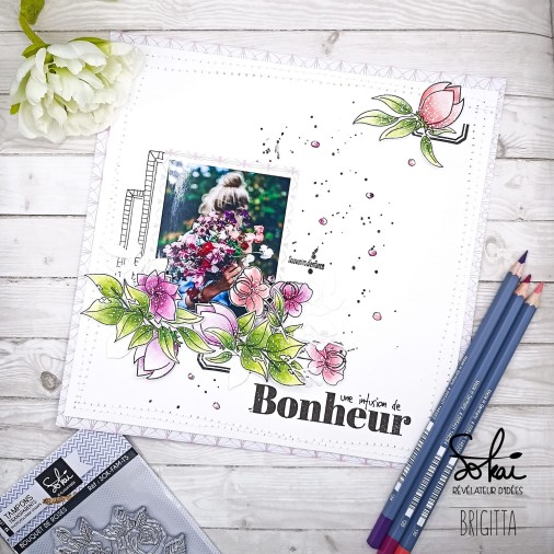 Tampons transparents - SO' FAMILY  : Bouquet de famille