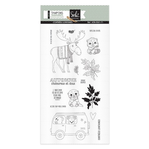 Tampons clear ESSENTIELS AUTOMNE HIVER : Contrées lointaines