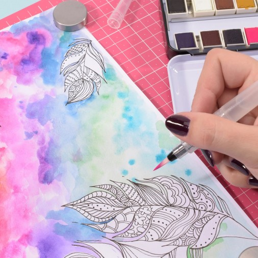 Florence • Papier Aquarelle 200g Lisse A4 Blanc 12x