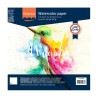 Florence • Papier Aquarelle 300g Lisse 30,5x30,5cm Blanc 5x
