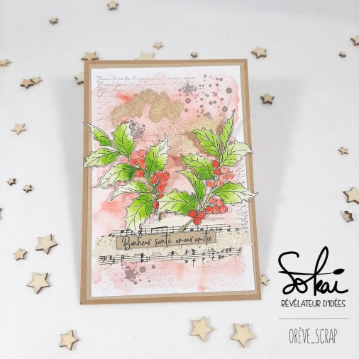 Sokai - Papier -tampons - Loisirs créatifs DIY-- papetERIE CREATIVE- DIY-CLEAR STAMP--NOEL