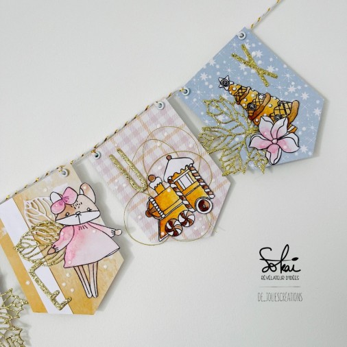 Sokai - Papier -tampons - Loisirs créatifs DIY-- papetERIE CREATIVE- DIY-CLEAR STAMP--NOEL