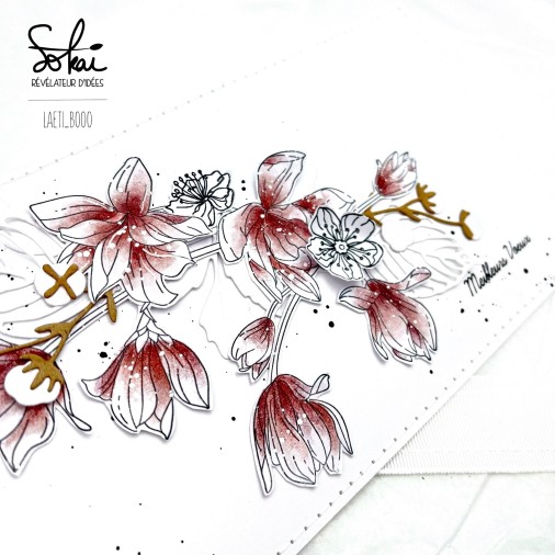Sokai - Papier -étiquettes - Loisirs créatifs DIY -scrapbooking-dies-tampons- matrice de coupe-dies-WINTER