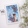Sokai - Papier -étiquettes - Loisirs créatifs DIY -scrapbooking-dies-tampons- matrice de coupe-dies-WINTER