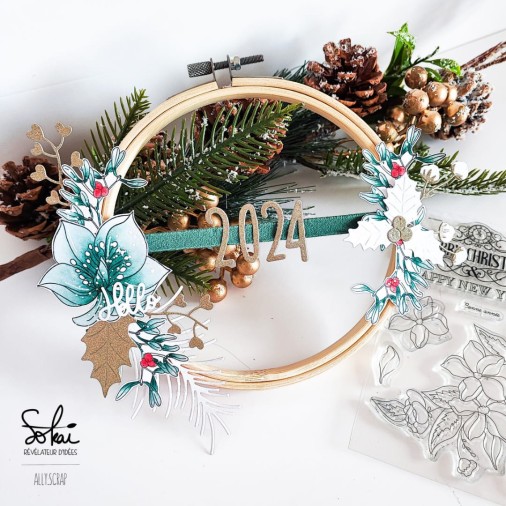 Sokai - Papier -étiquettes - Loisirs créatifs DIY -scrapbooking-dies-tampons- matrice de coupe-dies-WINTER