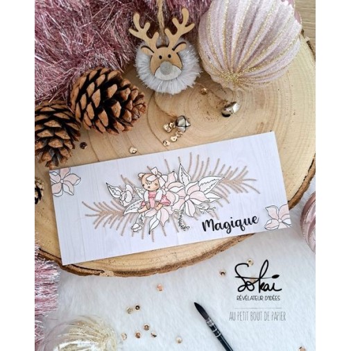 Sokai - Papier -étiquettes - Loisirs créatifs DIY -scrapbooking-dies-tampons- matrice de coupe-dies-WINTER